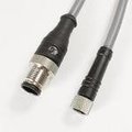 Alpha Wire Sensor Cables / Actuator Cables M12M Str To M8F S DR03GR100-SL357